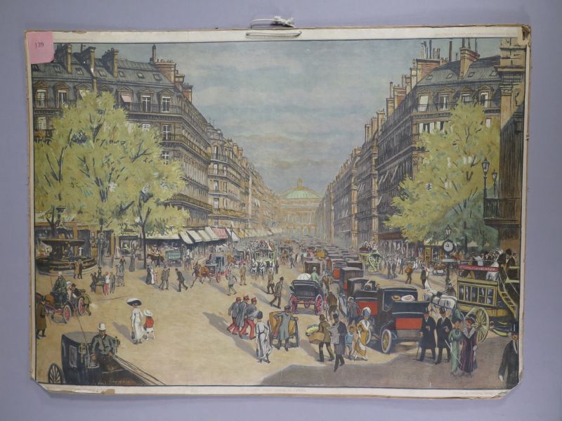 Opetustaulu; Koulutaulu Pariisi; Vieraiden kielten opetustaulu, Paris: Avenue de L'opera