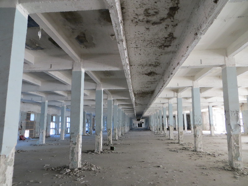 Balti Manufaktuuri ajalooline tööstushoone. Sisevaade.