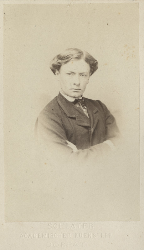 Arvatavasti korporatsioon "Estonia" liige Georg Kowaltzig, portreefoto