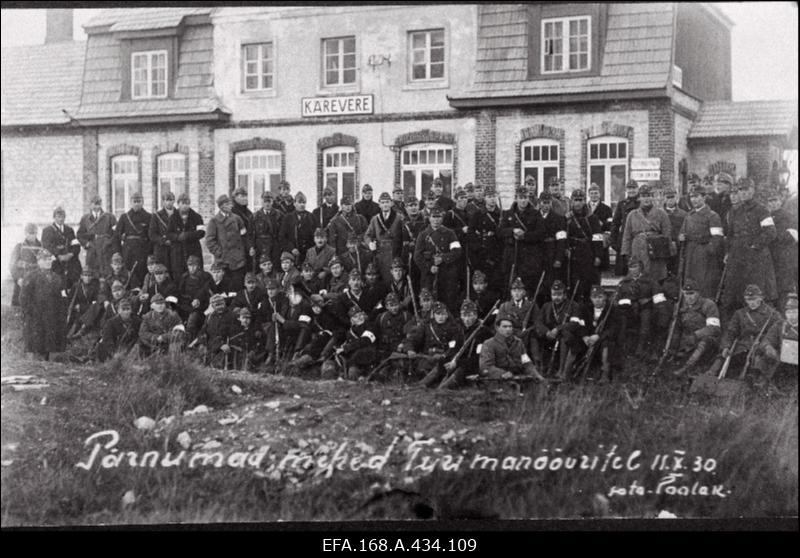 Kaitseliidu Pärnu ja Pärnumaa malevad. Õppused, manöövrid, ülevaatused jne.