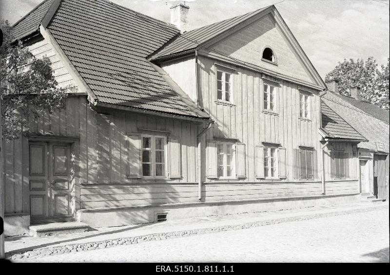 Ajalehe Sakala toimetusehoone aastatel 1880–1882 Viljandis C. R. Jakobsoni tänaval