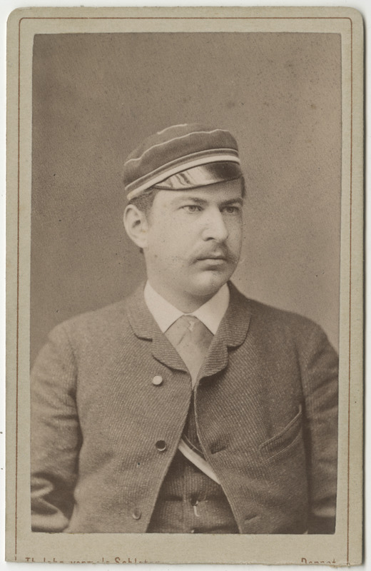 Korporatsioon "Estonia" liige Karl Siegel, portreefoto