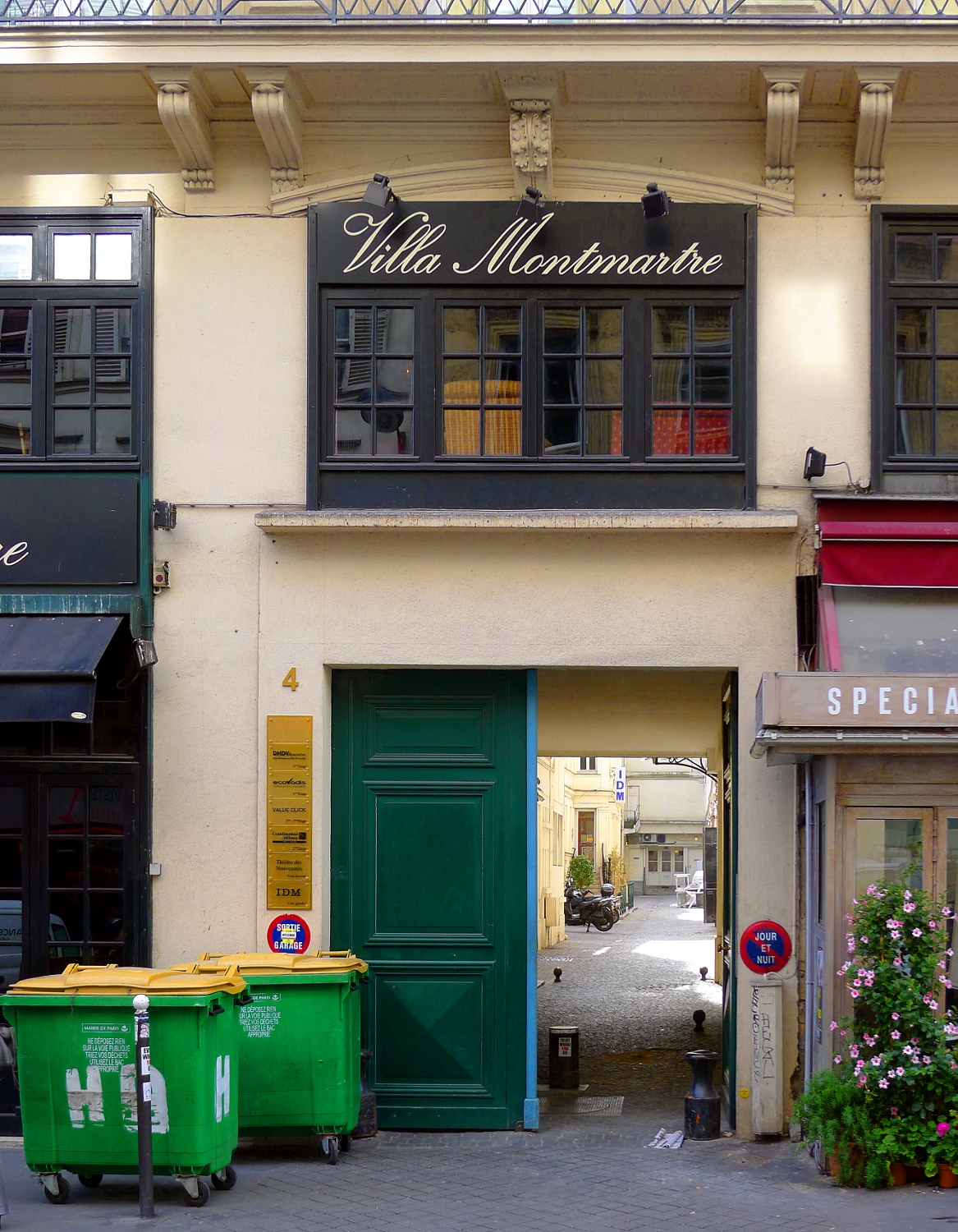P1020646 Paris IX Rue du Faubourg-Montmatre n°4 Villa Montmartre rwk - Faubourg-Montmartre street - Paris