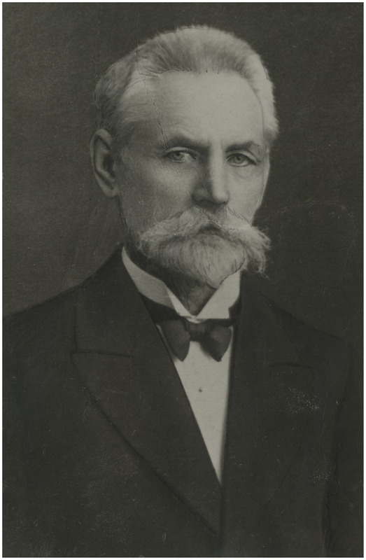 Johannes Vihalem (Wihalem), eesti kohtuametnik ja notar, portreefoto