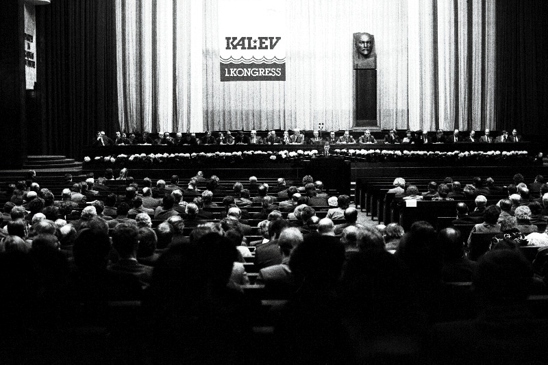 Spordiühingu Kalev I kongress Poliitharidusmajas.