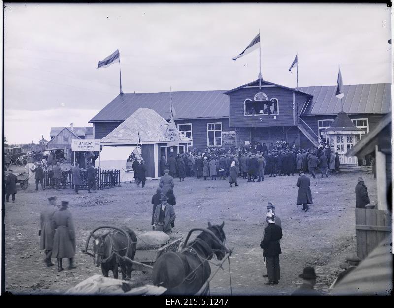 An exhibition of agriculture, industry and crafts of Viljandi Estonian Farmers' Society.