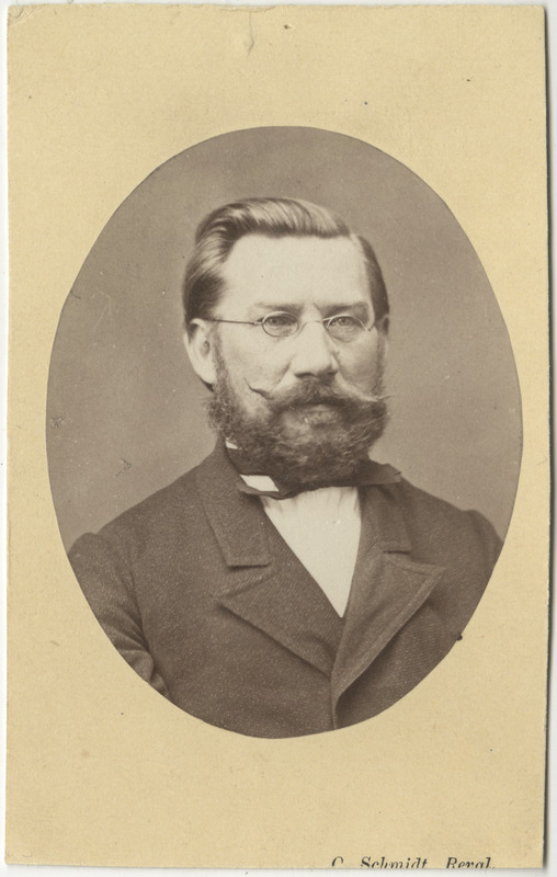 Korporatsioon "Estonia" vilistlane Gotthard Hansen, portreefoto