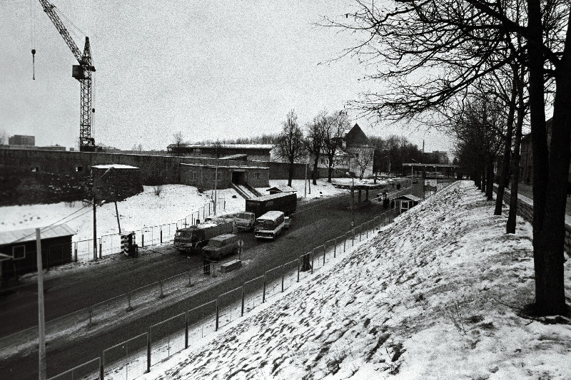 Narva ehitatav piiripunkt.