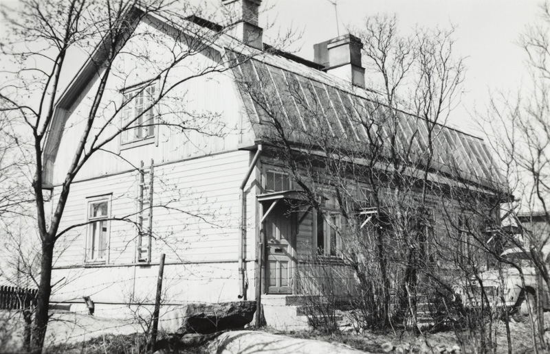 Murtomaantie 44, Turku, puinen asuinrakennus vuonna 1965.; yleiskuva