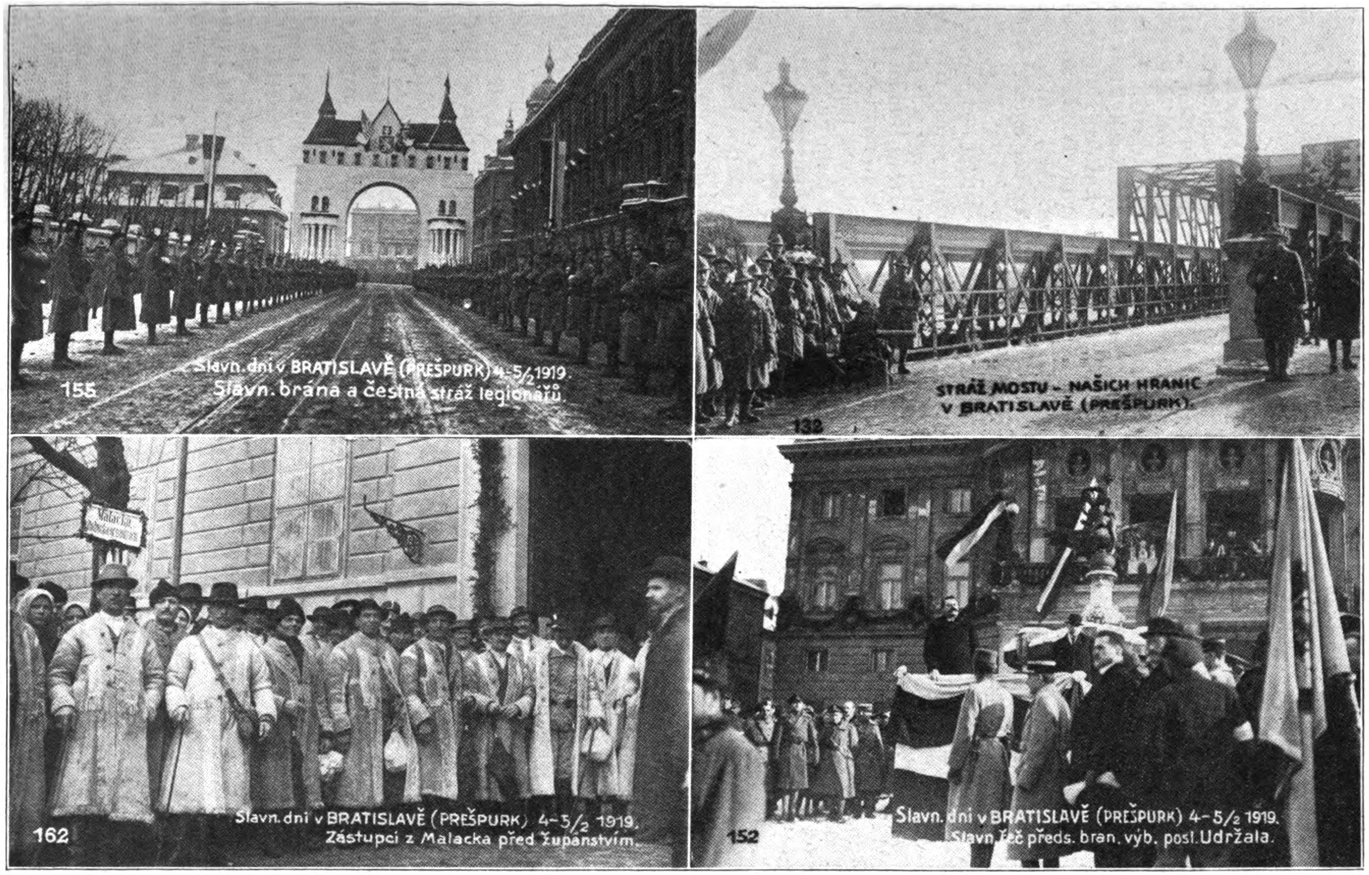 Celebrations in Bratislava, 1919