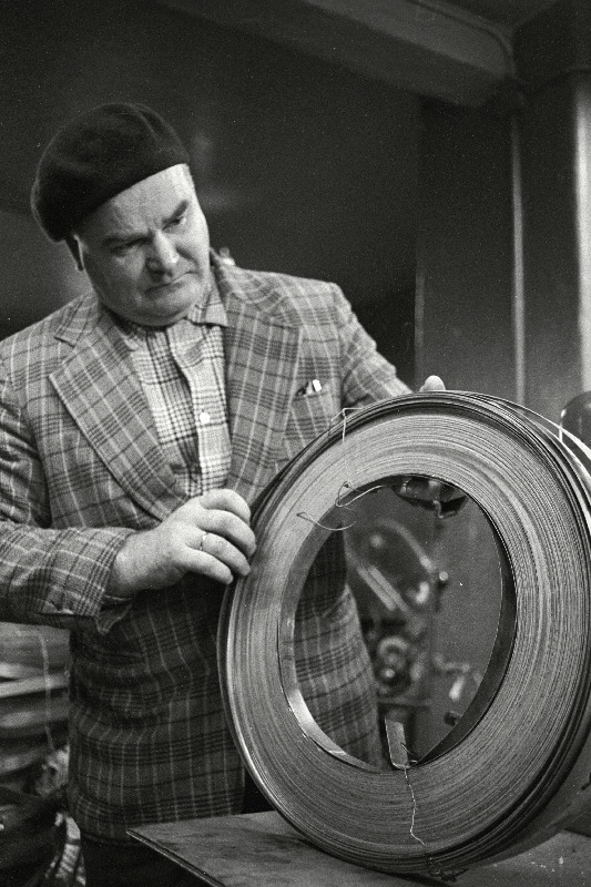 Tehase "Estoplast" teise tsehhi seadistaja Kalju Kaur.