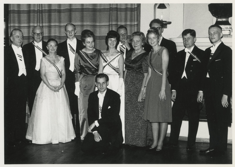 Stockholmi (üliõpilaste) Eesti Osakonna ball, grupifoto