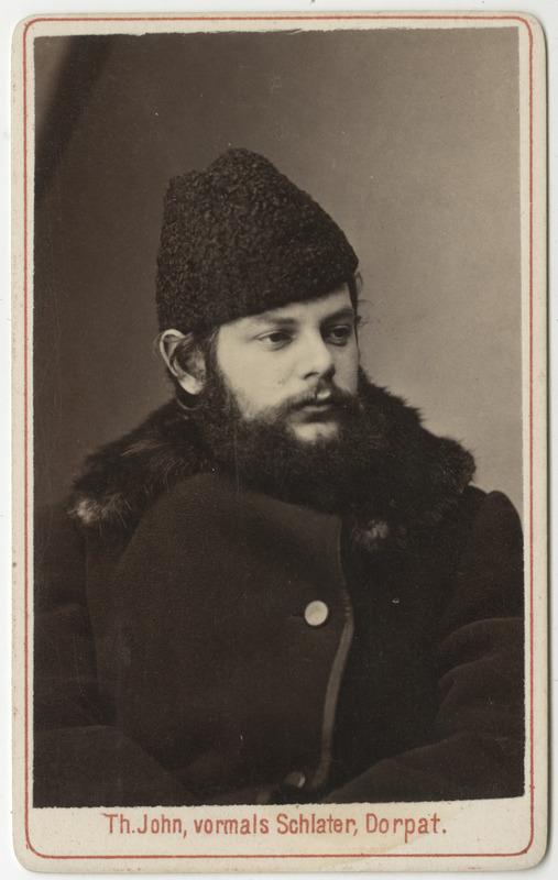 Korporatsioon "Estonia" auvilistlane Wolfgang Schlüter, portreefoto