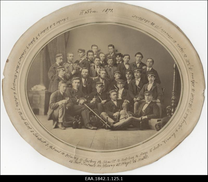 Korporatsiooni Fraternitas Dorpatensise liikmed, grupifoto