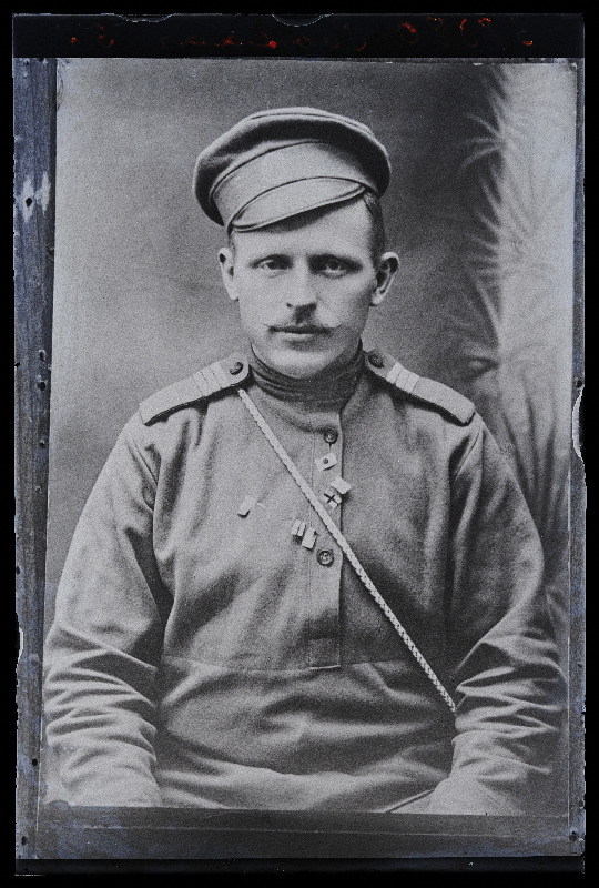 Sõjaväelase foto, (29.08.1922 fotokoopia, tellija Soosaar).