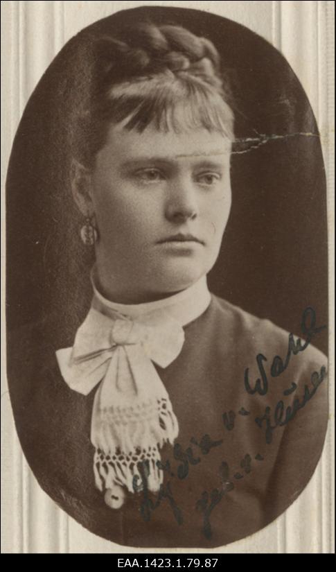 Lydia von Wahl, portreefoto
