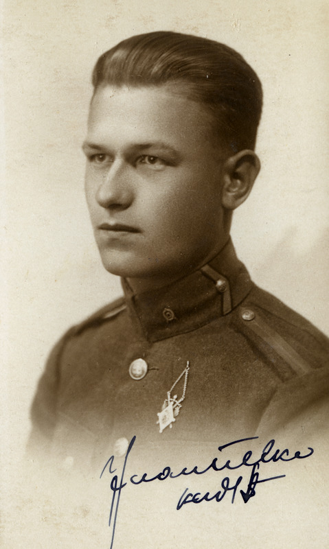 Sõjaväe Ühendatud Õppeasutused. Kadett Jaan Nelke.