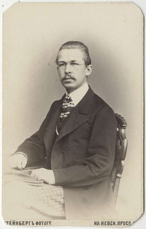 Korporatsioon "Estonia" liige Michael von Knorring, portreefoto