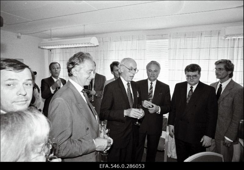 Rootsi saatkonna avamine.