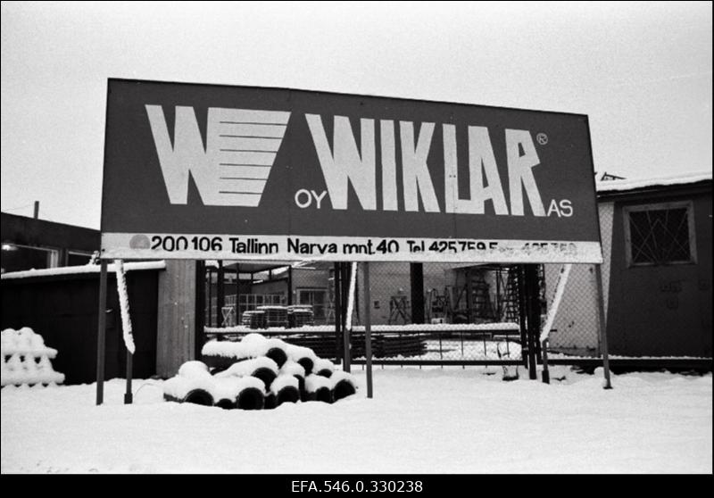 "Eesti Kütus".Oy Wiklar AS. Lennujaam.