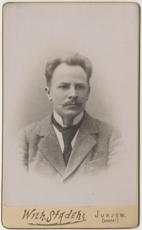 Muhu pastor Joosep Meeri, portreefoto