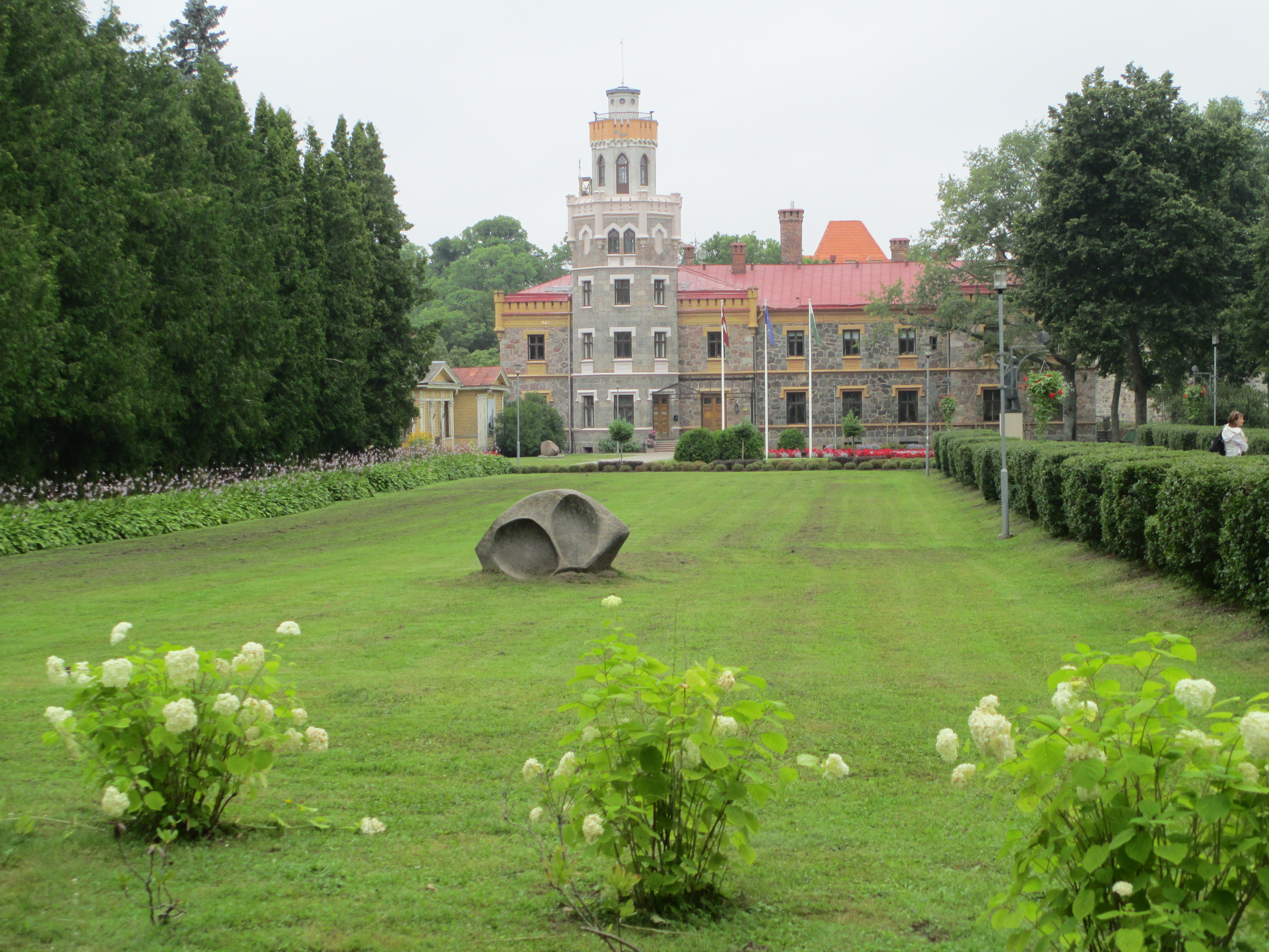 Sigulda new castle in Latvia - lang