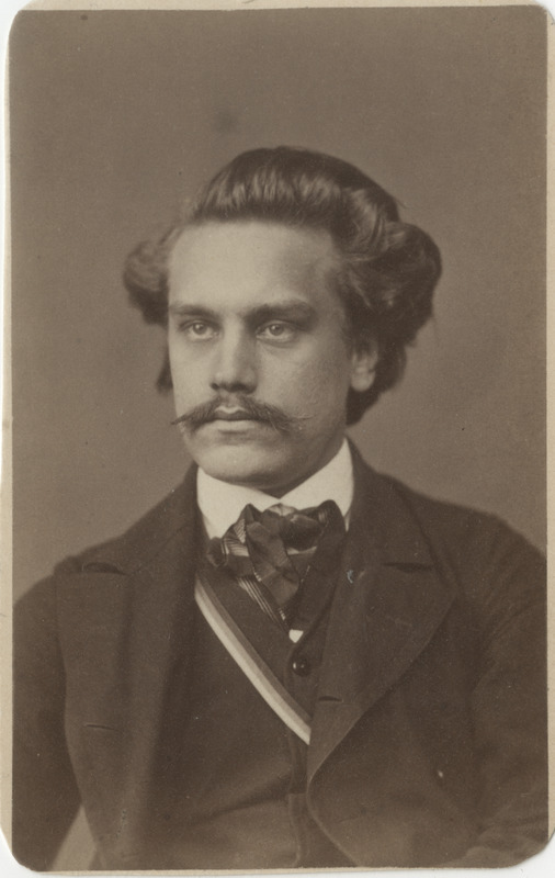 Korporatsioon "Estonia" liige Edmund Adelheim, portreefoto