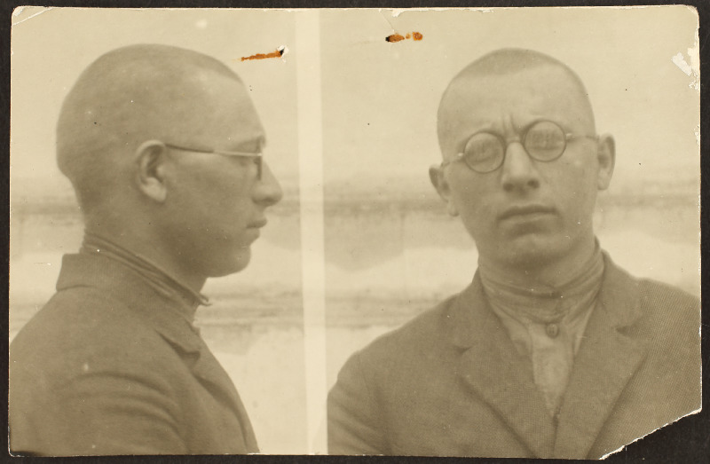 Aleksandr Golubev otse- ja külgvaates (uurimistoimiku foto)