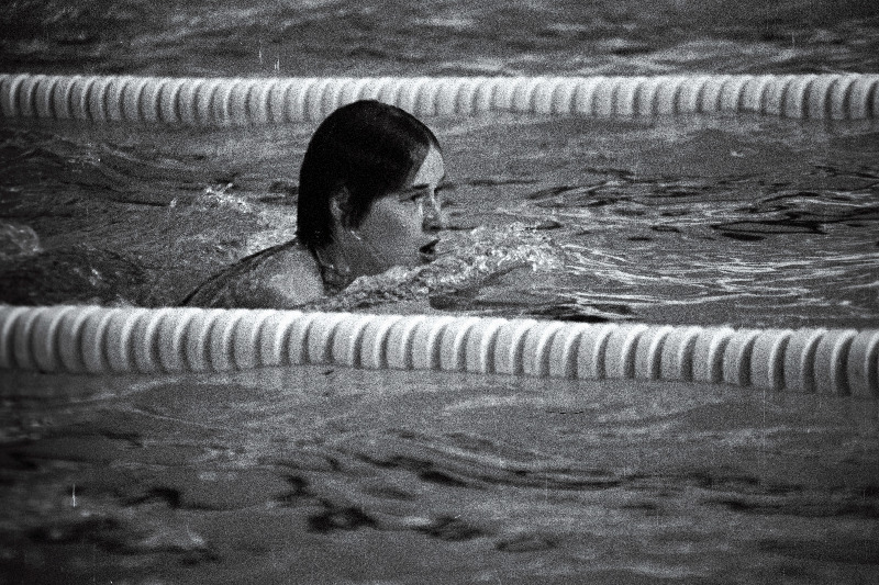 Eesti NSV suvespartakiaadil ujumisvõistlustel Eesti NSV meistriks 200m kompleksujumises tulnud Kaire Indrikson.