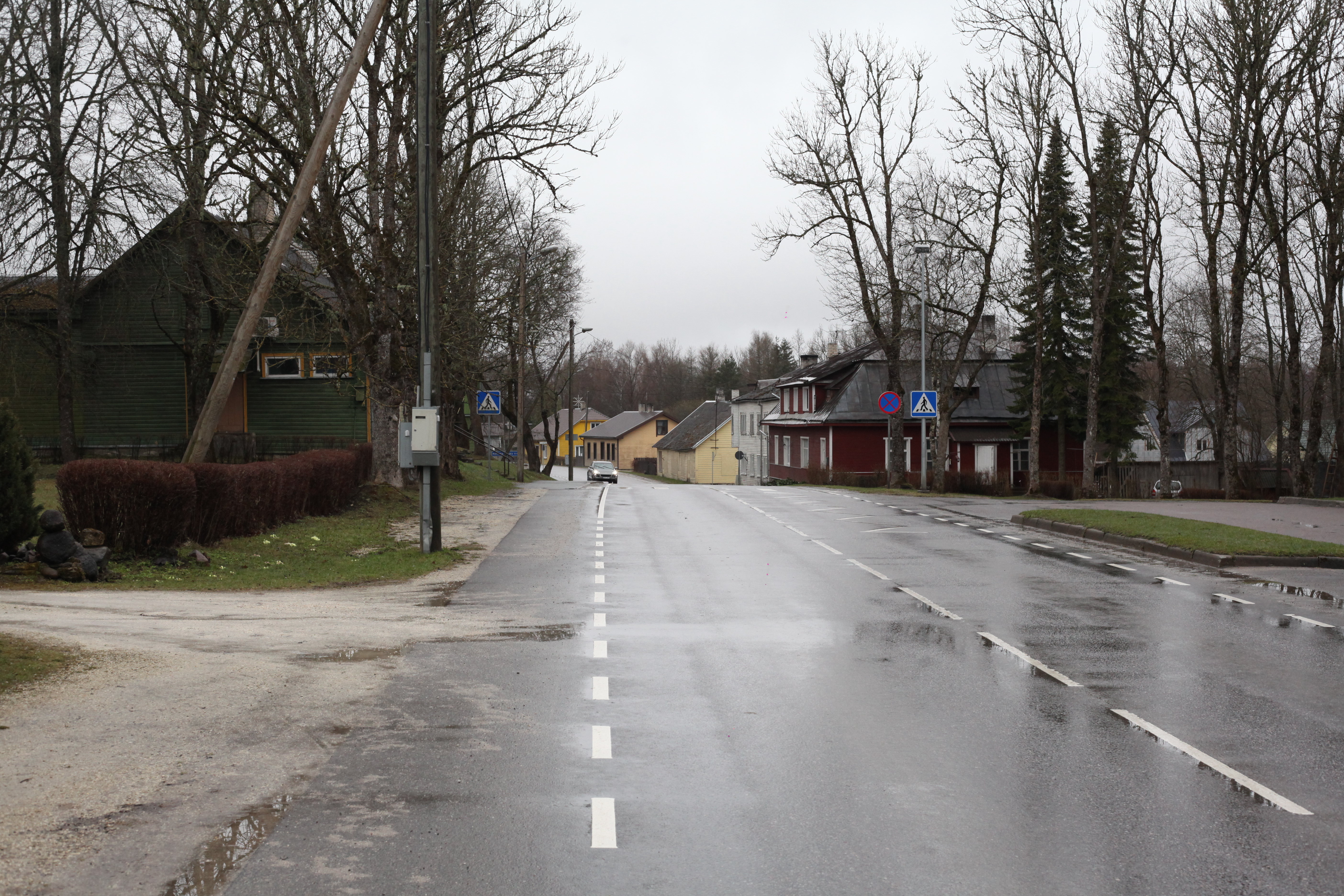 Järva-Jaani Pikk tänav - Järva-Jaani street Pikk tänav, Estonia