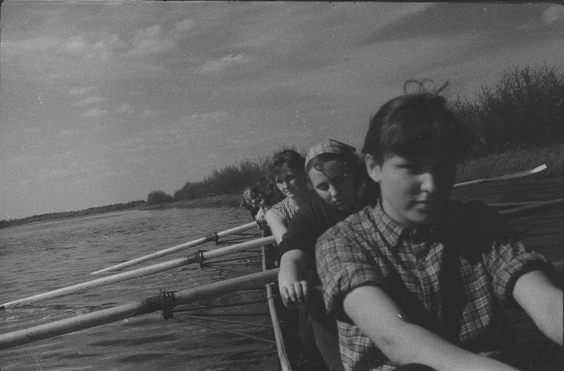 Sõudmine Treening Emajõel.