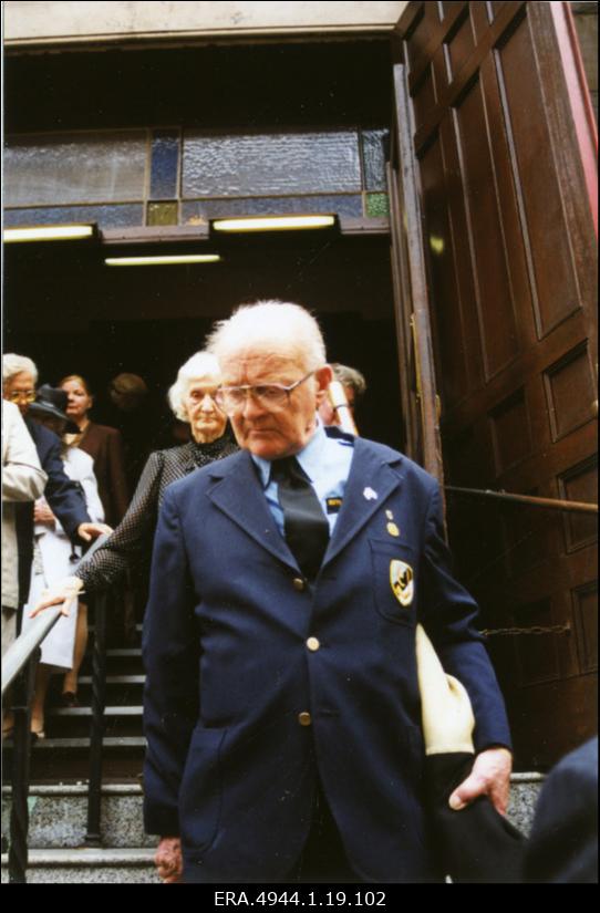 Ernst Jaaksoni matusetalitus New Yorgi Immanueli Luteri kirikus.