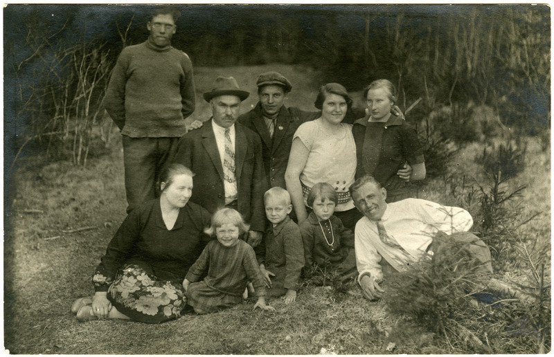 Karl Jaanson perekond Padariga Tartu-Petseri raudteel