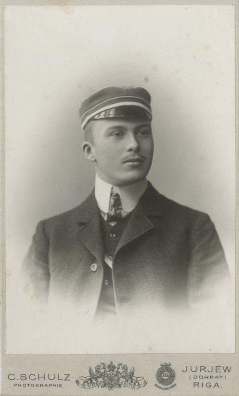 Korporatsioon "Estonia" liige, Walter von Kursell, portreefoto