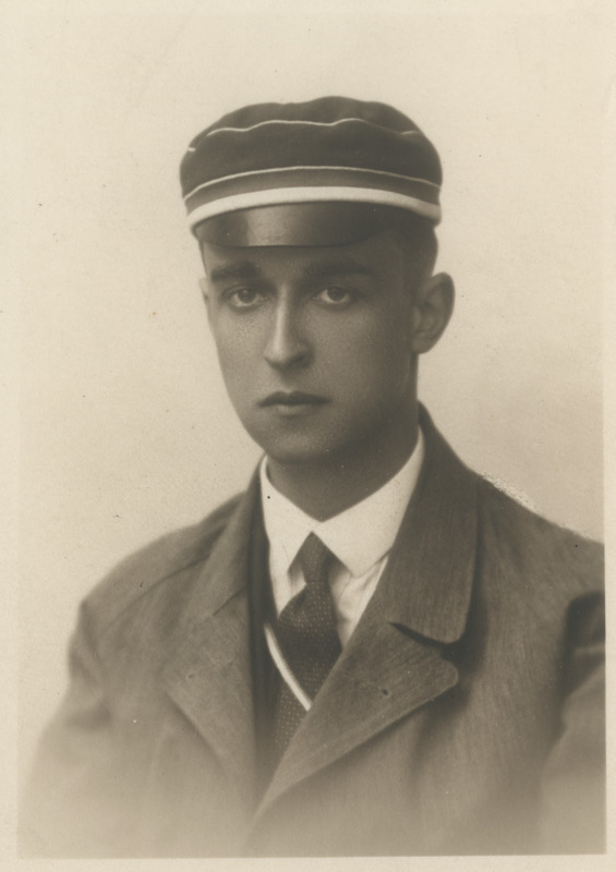 Korporatsioon "Estonia" liige Hellmut Wieckmann, portreefoto