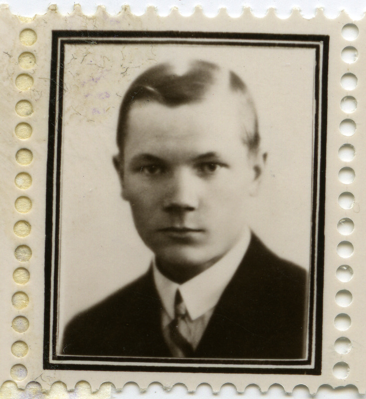 Arnold Tõnisson. Passitaotluse foto