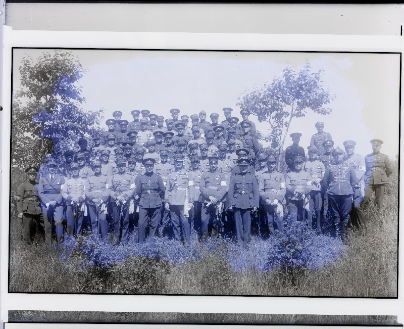 Grupp Soome-Eesti ülemsõjakooli  ohvitsere.