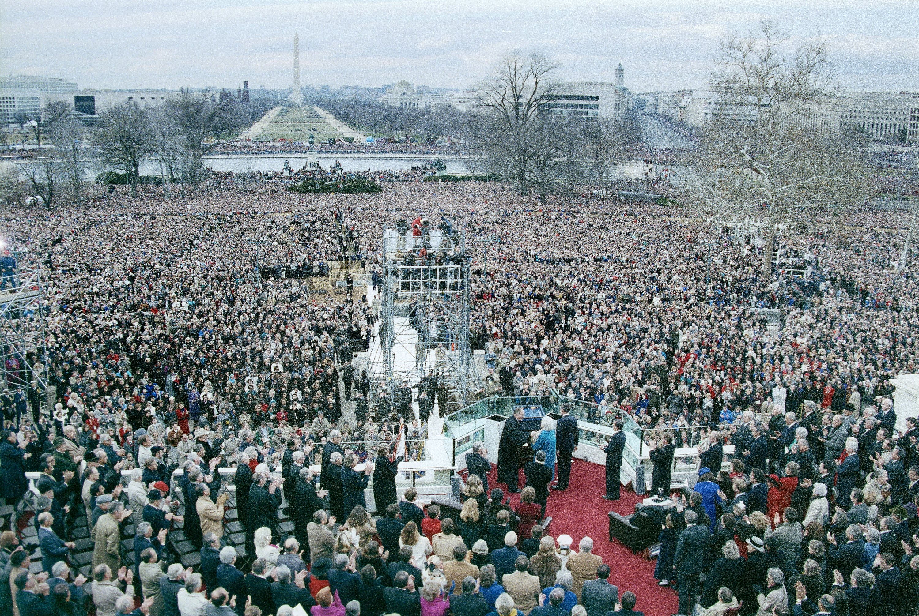1989 Presidential Inauguration, George H. W. Bush, Opening Ceremonies