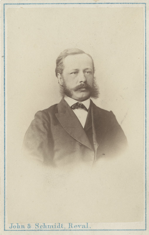 Korporatsioon "Estonia" vilistlane Alexander von Harpe, portreefoto