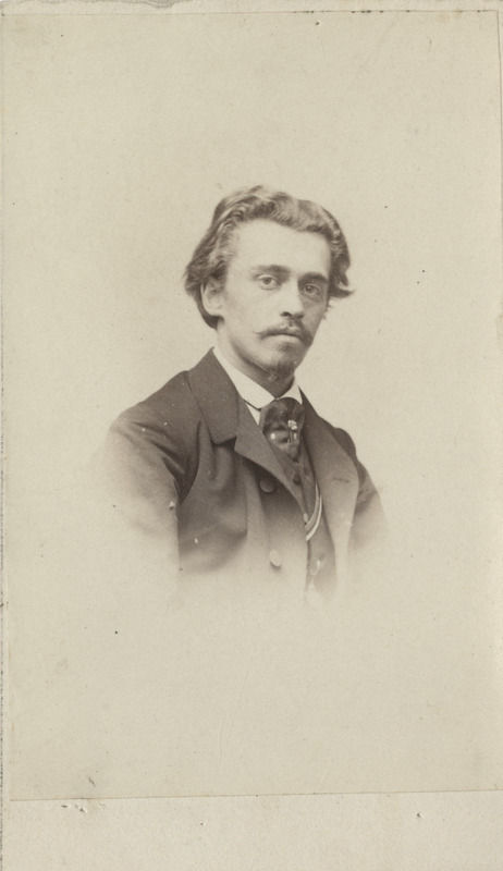 Korporatsiooni "Livonia" liige Maximilian von Oettingen, portreefoto