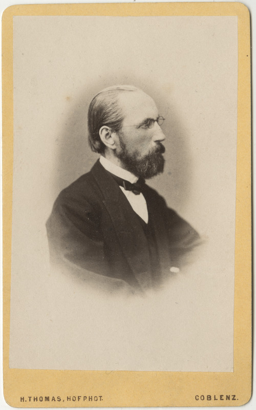 Korporatsioon "Estonia" vilistlane Ferdinand von zur Mühlen, portreefoto
