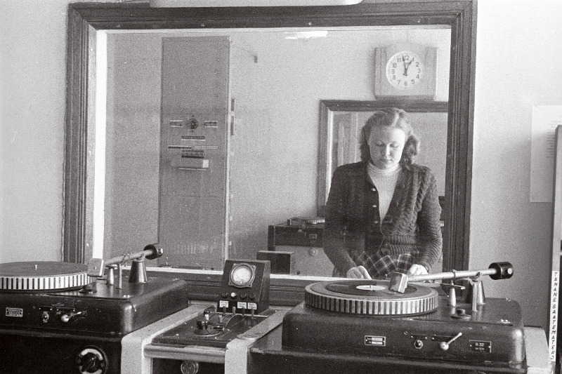 Tööruum Eesti Raadios.