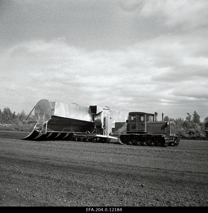 Pneumaatiline turbavallija Tootsi Briketitööstuses.