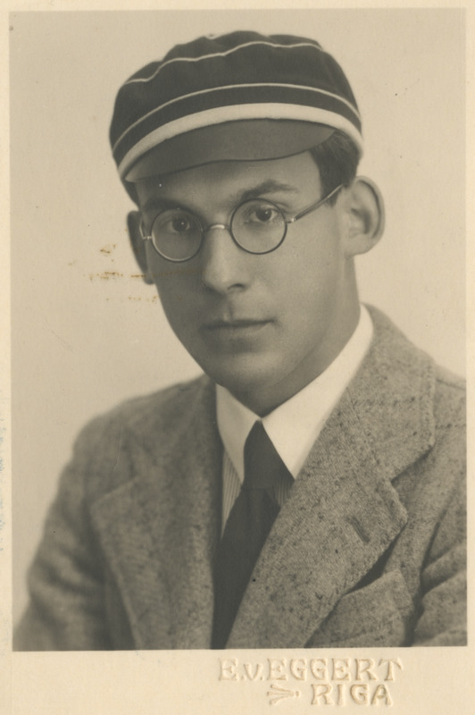 Korporatsiooni "Livonia" liige Friedrich Koch, portreefoto
