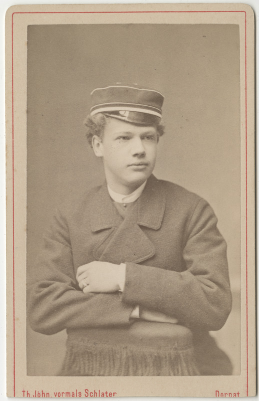 Korporatsioon "Estonia" liige Leo von Lingen, portreefoto