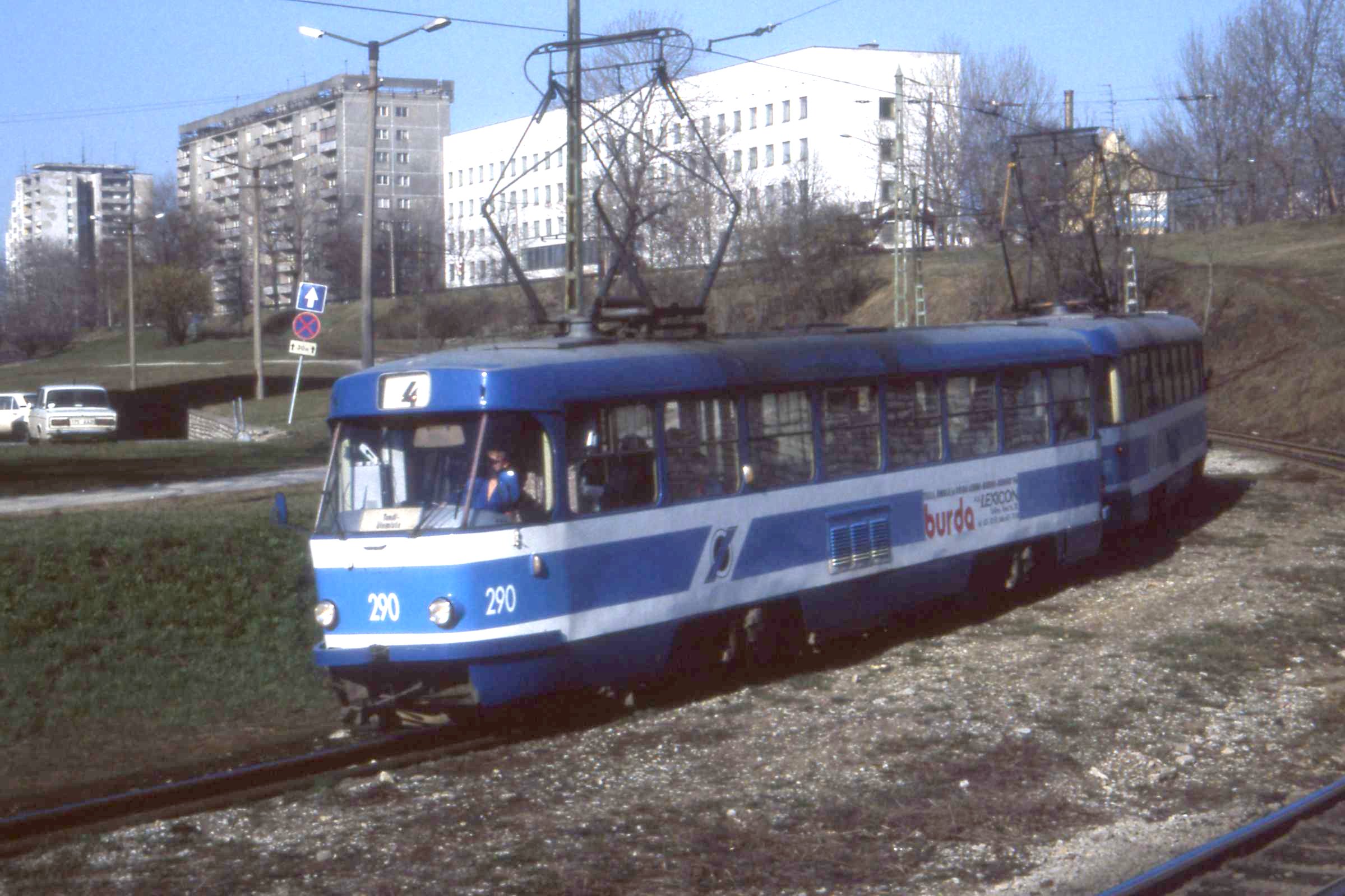 Tallinn, Tatra T4 - Tatra T4SU trams in Tallinn, Estonia