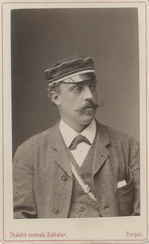 Korporatsioon "Estonia" liige Konstantin Müller, portreefoto