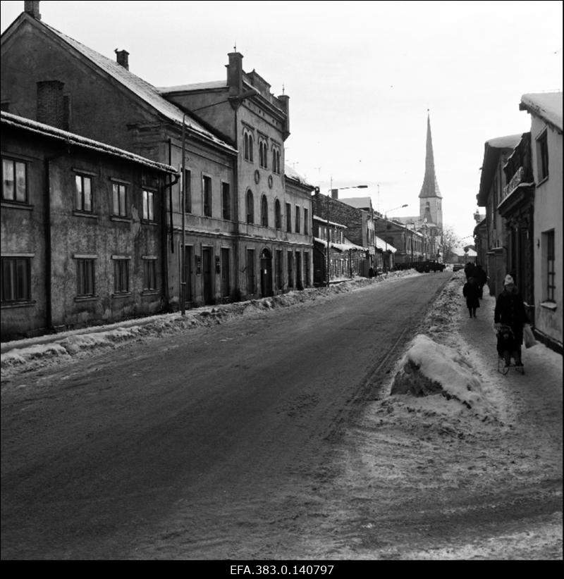 Vaade Pikale tänavale Rakveres.