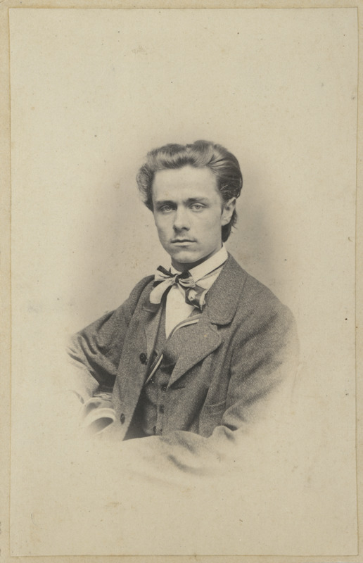 Korporatsiooni "Livonia" liige parun Edmund Bruiningk, portreefoto