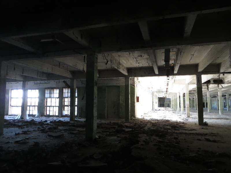 Balti Manufaktuuri ajalooline tööstushoone. Sisevaade.